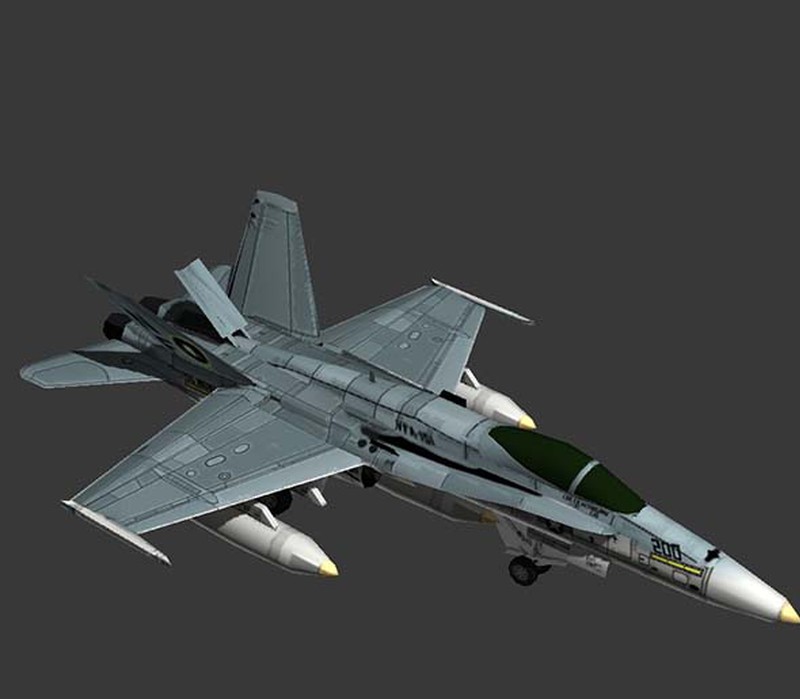 平凉3D f18舰载战斗机 (2)